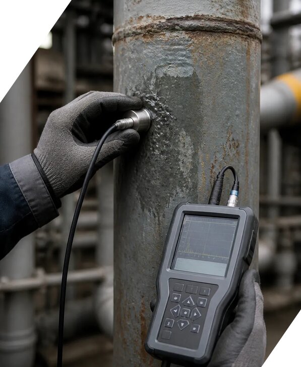 Ультразвуковая толщинометрия труб в Омске от 1555 р. | ЭкспертизаРоссия