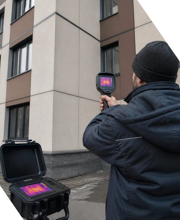 Тепловизионное обследование зданий и сооружений в Омске